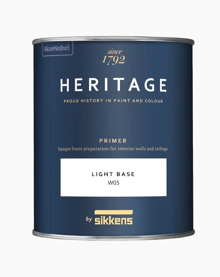 Грунтовочная краска Sikkens Heritage Primer п/мат W05 1л