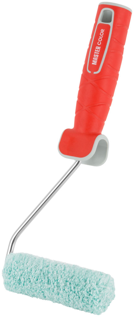 Ролик, ядро 15 мм, микрофибра "Micromix", ворс 12 мм, 2К-ручка 27 см, 100 мм, 