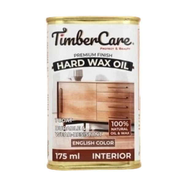 Защитное масло с твердым воском TimberCare Hard Wax Oil (цвет- Орех- English Color), банка 0,175л
