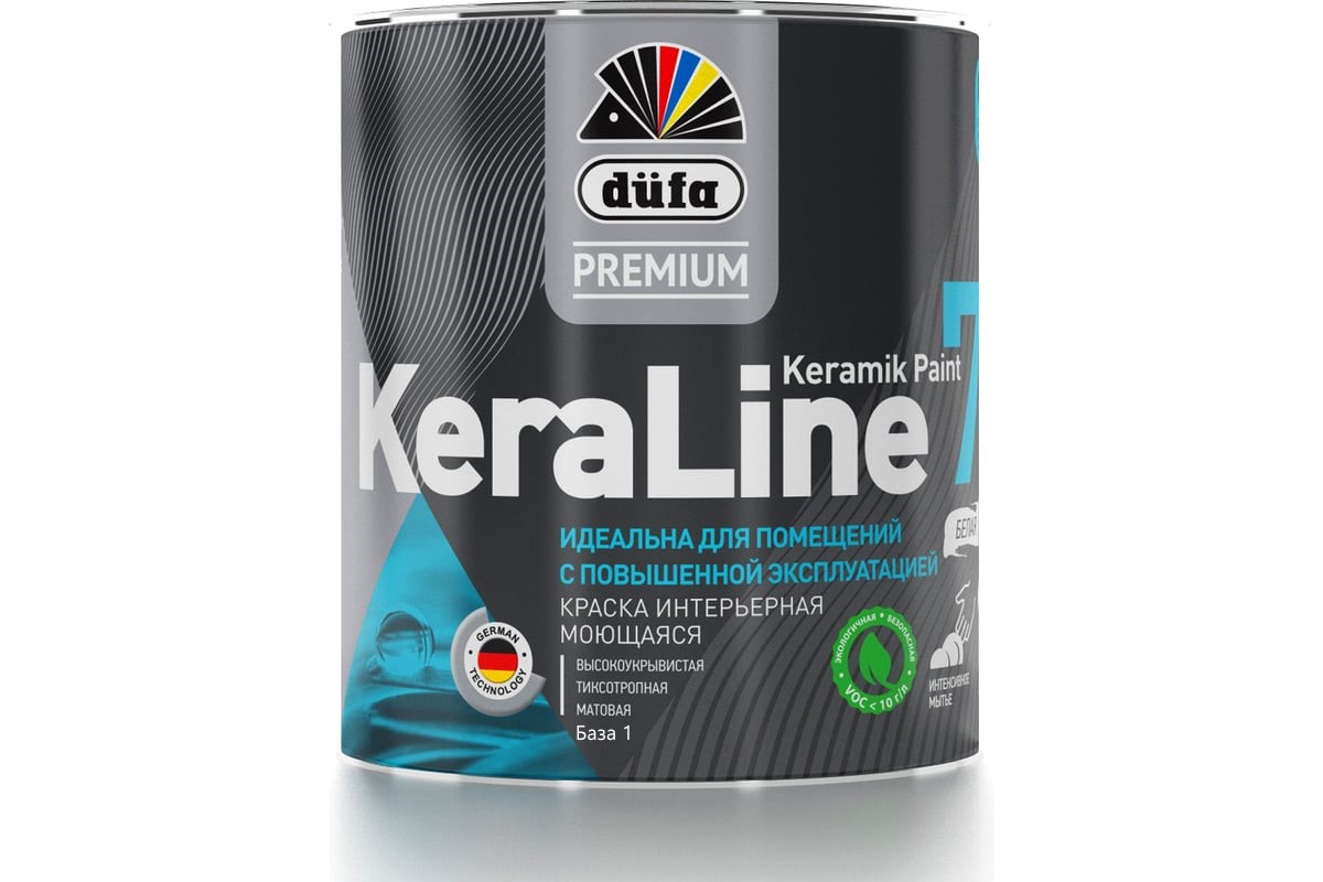 DufaPremium ВД краска KeraLine 7 база1 0,9л