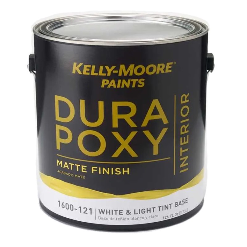 Краска антивандальная интерьерная KELLY-MOORE DuraPoxy (цвет: white base, matte), банка 3,78л