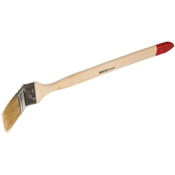 Радиаторная кисть, ширина 50 мм, толщ. 12 мм,  , нерж. обжим, деревянная ручка