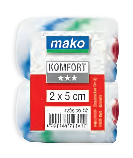 Валик MAKO сменный полиакрил 5см для рукоятки 6мм, 2 шт в пакете 723605-02/723606-02