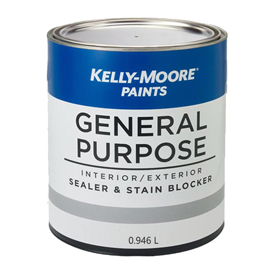 Грунт универсальный акриловый KELLY-MOORE General Purpose (цвет- white, satin), банка 0,946л