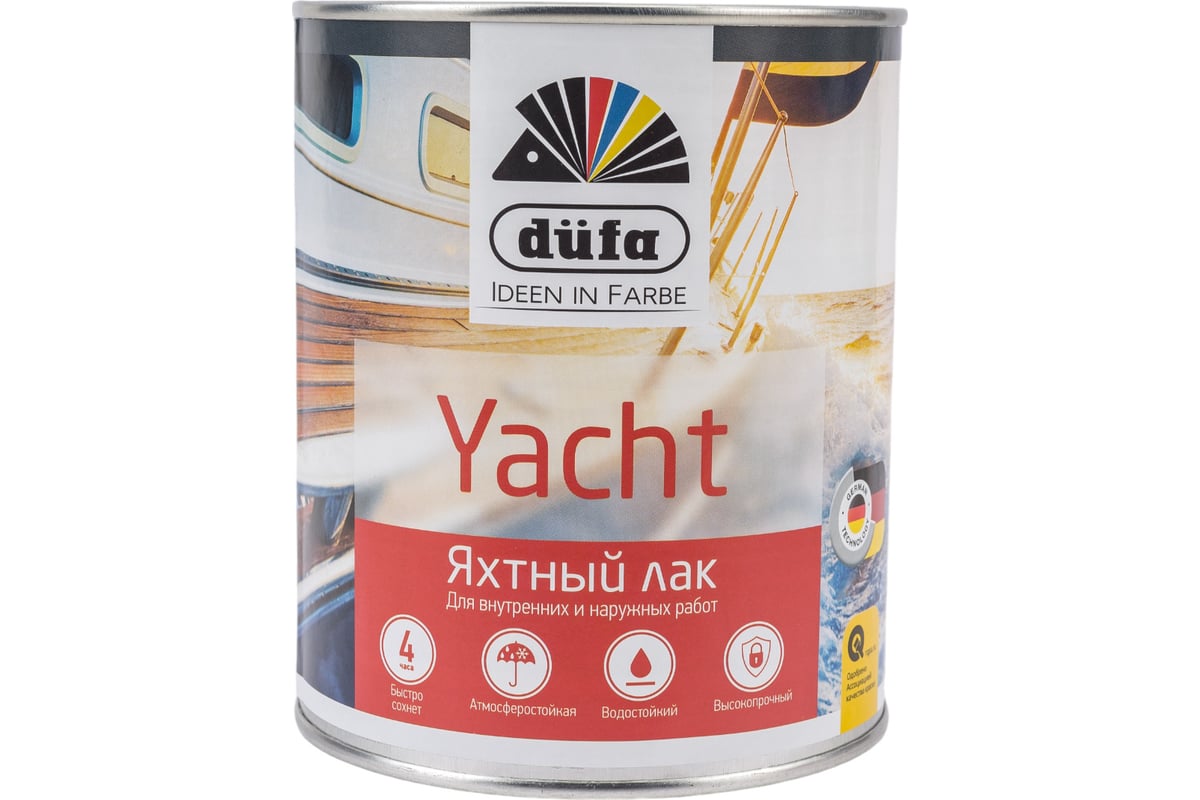 Dufa Лак YACHT яхтный полуматовый    750мл