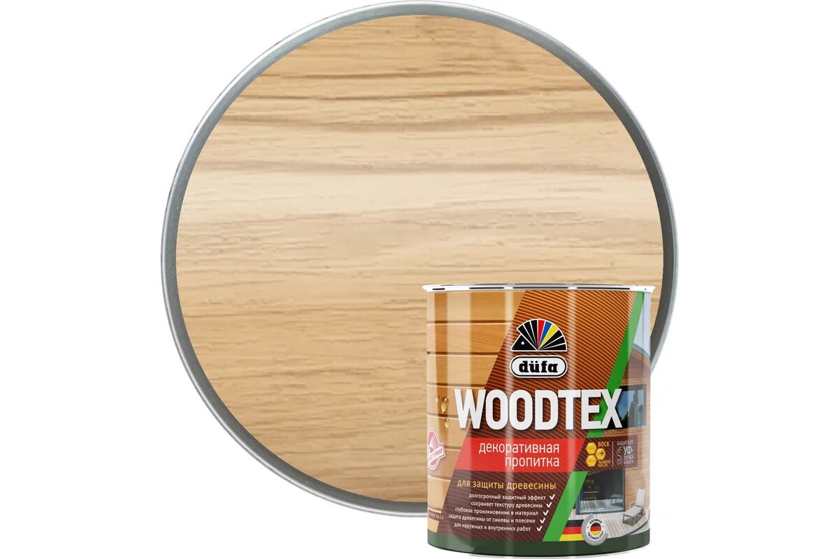 Dufa Пропитка WOOD TEX дуб  3л