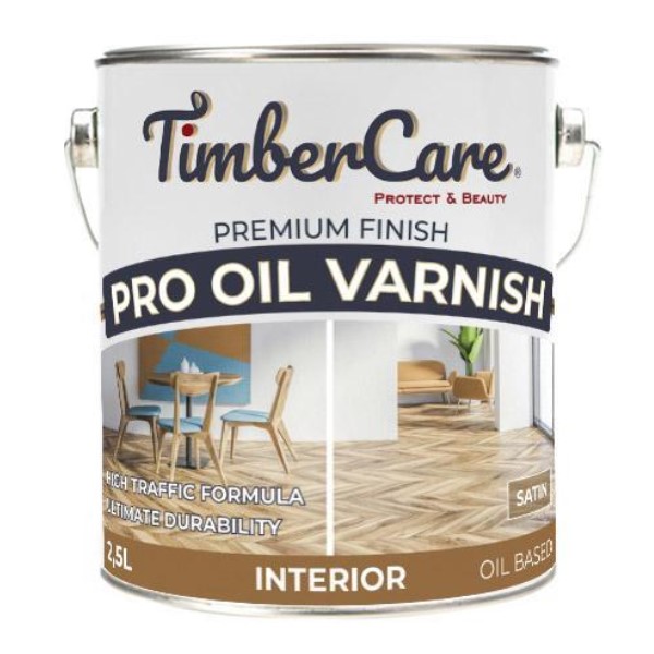 Проф. лак на масляной основе TimberCare Pro Oil Varnish (цвет- шелковисто-матовый- matte), банка 2,5
