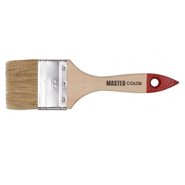 Кисть флейц., ширина 60 мм, натур. щетина, 55% топс, лакиров.ручка