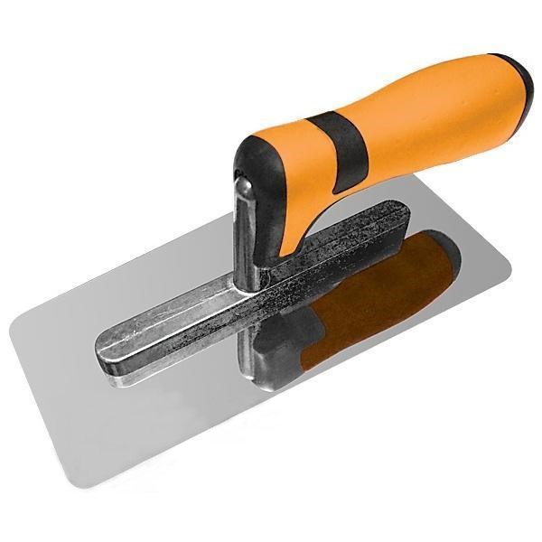 Кельма нержавеющая, 200х80, венецианская форма, 2К ручка