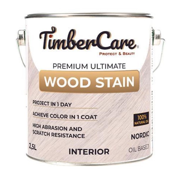Тонирующее масло TimberCare Wood Stain (цвет- Скандинавский- Nordic), банка 2,5л