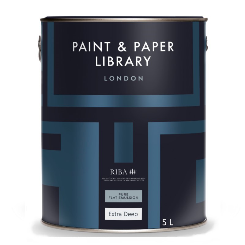 Краска в/э акриловая матовая база  экстра-темная 5л, Pure Flat Emulsion, Paint&Paper Library