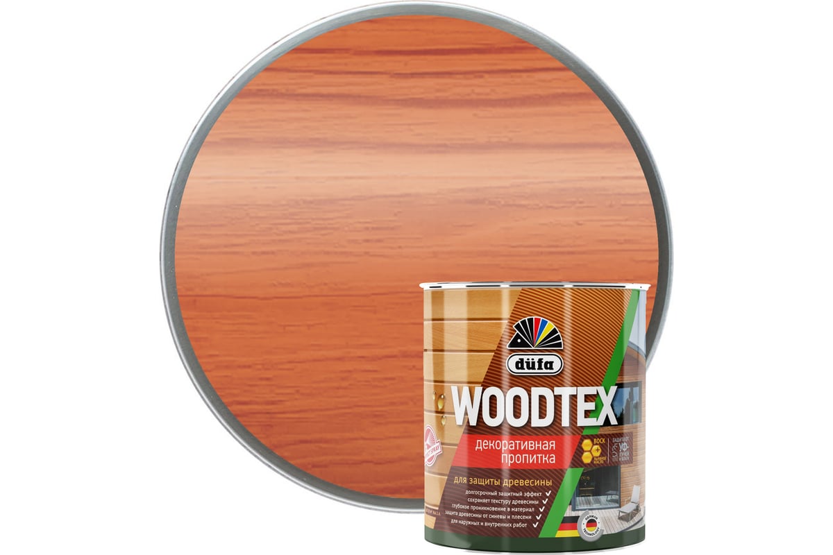 Dufa Пропитка WOOD TEX рябина  0,9л
