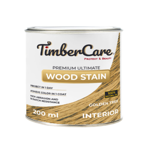 Тонирующее масло TimberCare Wood Stain (цвет- Золотое дерево- Golden tree), банка 0,2л