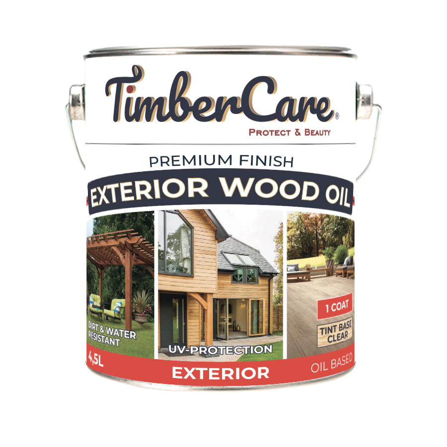 Масло защитное д-наружных работ TimberCare Exterior Wood Oil (цвет- прозрачный), банка 4.5л