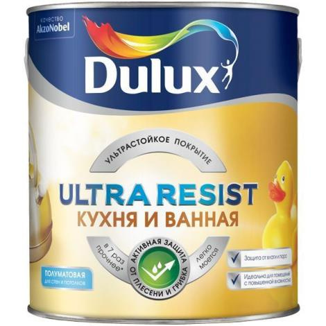 Краска Dulux Ultra Resist Кухня и ванная мат BC  0,9