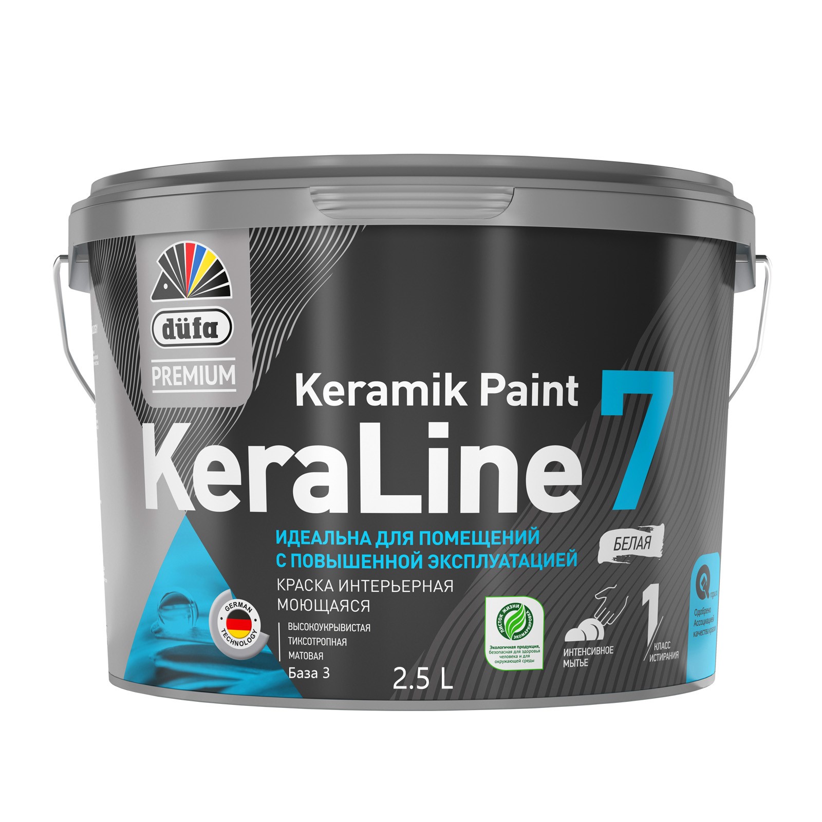 DufaPremium ВД краска KeraLine  7  база3  2,5л