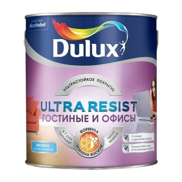 Краска Dulux Ultra Resist Гостиные и офисы BC  2,25