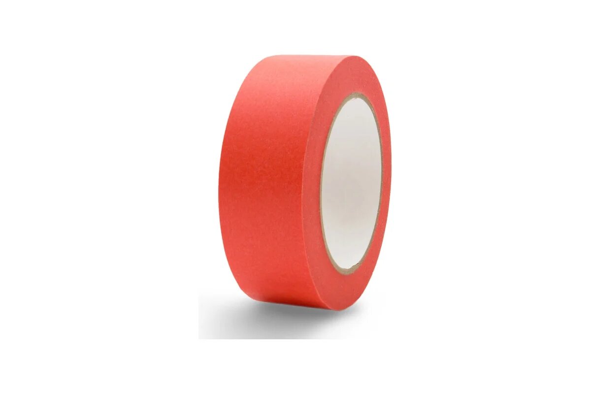 Лента рисовая 38ммx50м красная акрл.кл.,UV120, 11мк,терм.100