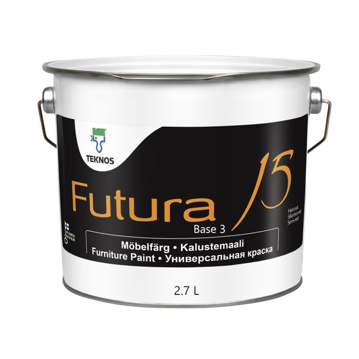 FUTURA 15 BASE PAINT 3 уретано-алкидная краска для мебели 2,7