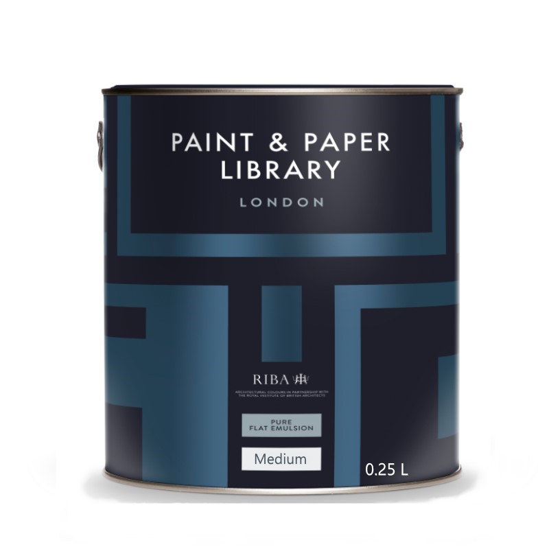 Краска в/э база акриловая матовая база средняя 0.25л, Pure Flat Emulsion, Paint&Paper Library