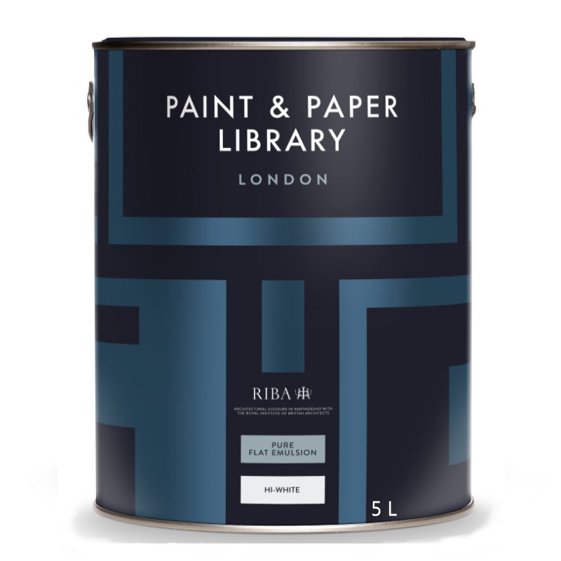 Краска в/э акриловая матовая база белая 5л, Pure Flat Emulsion, Paint&Paper Library