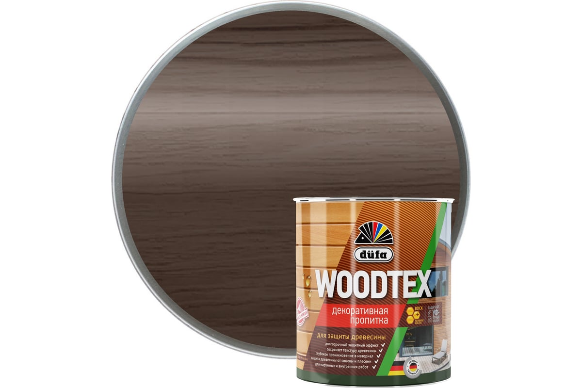 Dufa Пропитка WOOD TEX палисандр  0,9л