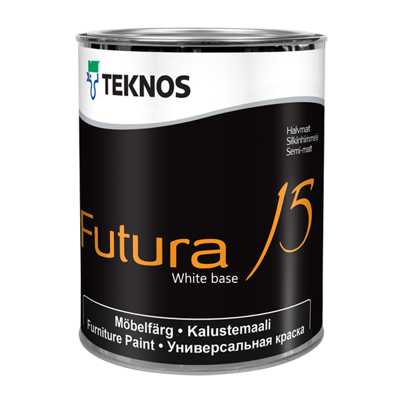 FUTURA 15 WHITE BASE PAINT 1 уретано-алкидная краска для мебели 0,9