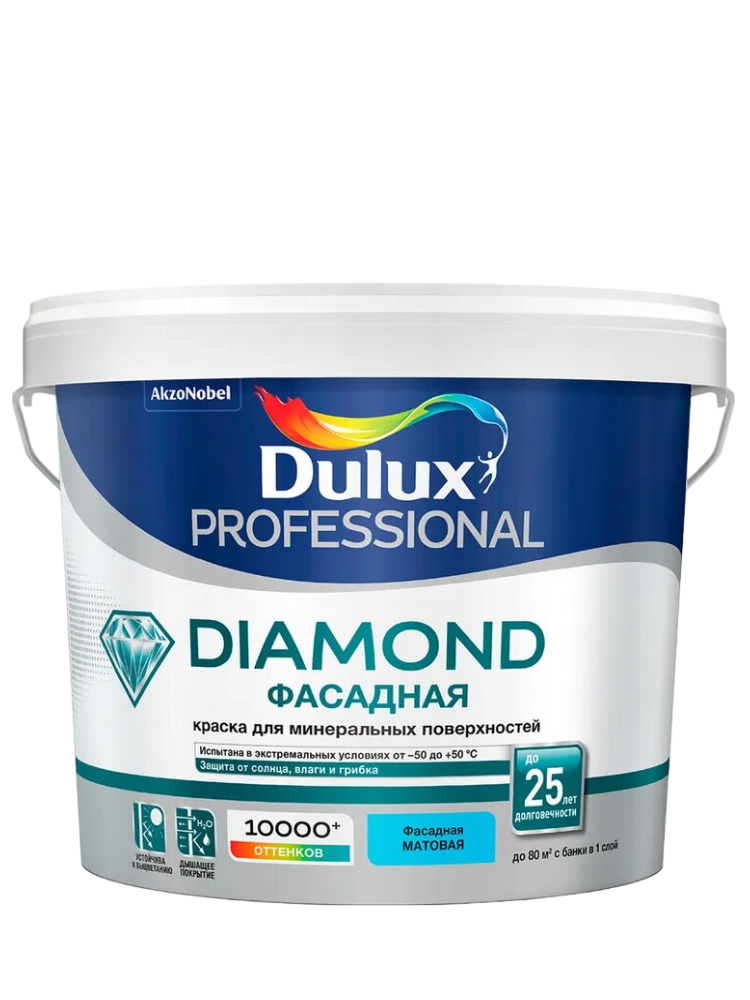 Краска Dulux TRADE Фасадная гладкая bs BC    4,5