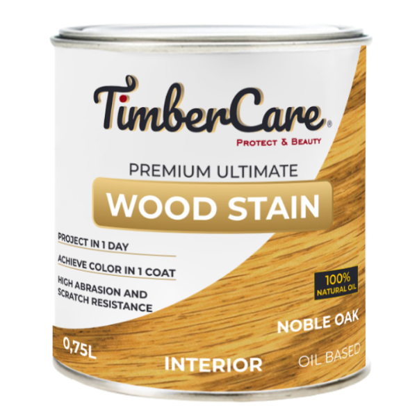 Тонирующее масло TimberCare Wood Stain (цвет- Благородный дуб- Noble oak), банка 0,75л