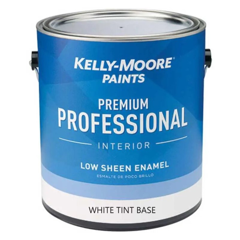 Краска профессиональная интерьерная KELLY-MOORE Premium Prof (white base, low sheen), банка 3,78л