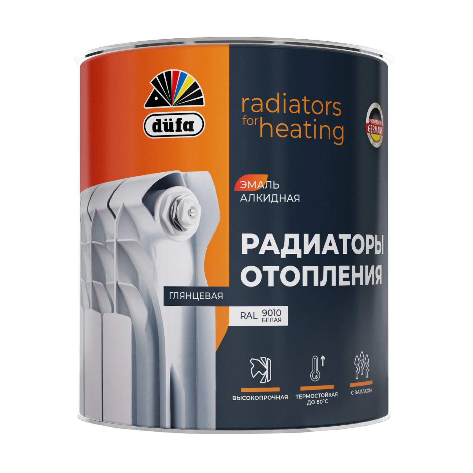 Dufa РАДИАТОРЫ ОТОПЛЕНИЯ эмаль алкидная база1   2л
