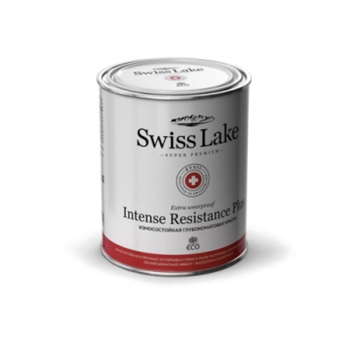 Краска интер. стойкая Swiss Lake Intense Resistance Plus база A гл/мат 0,4л,