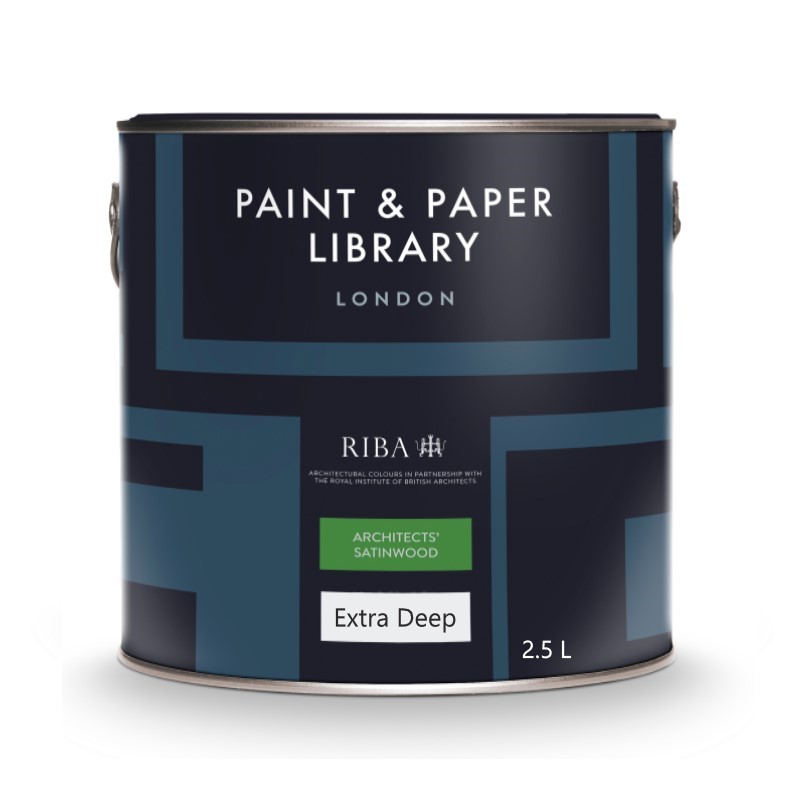 Краска в/э акриловая полуматовая, б. э-темная 2,5л, Architects Satinwood, Paint&Paper Library
