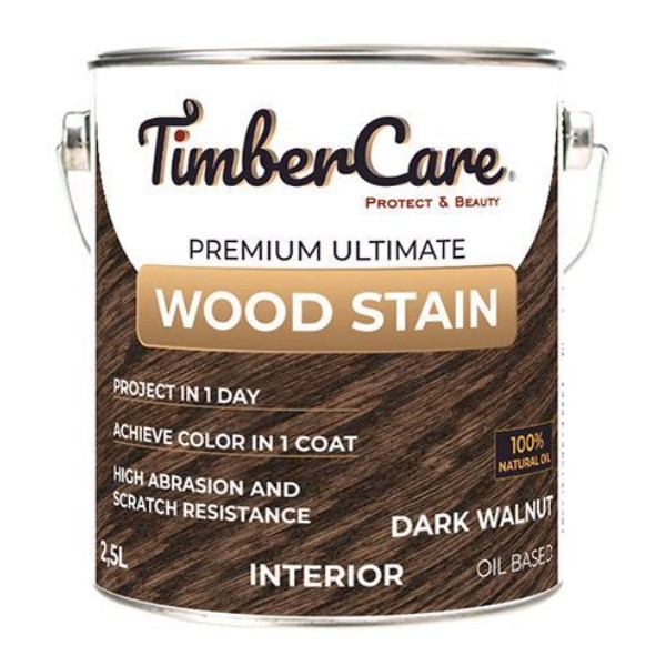 Тонирующее масло TimberCare Wood Stain (цвет- Темный орех- Dark walnut), банка 2,5л