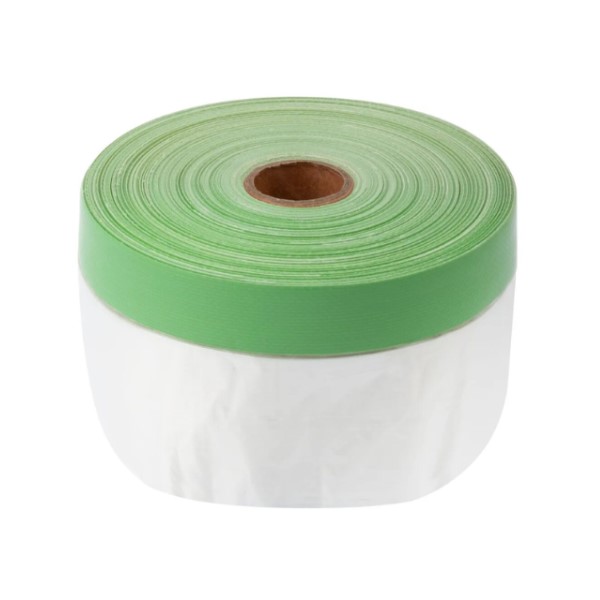 Clever Cover: укрывная пленка с пвх-лентой, 55 см х 25 м . Статически заряжена. 7 мкр.