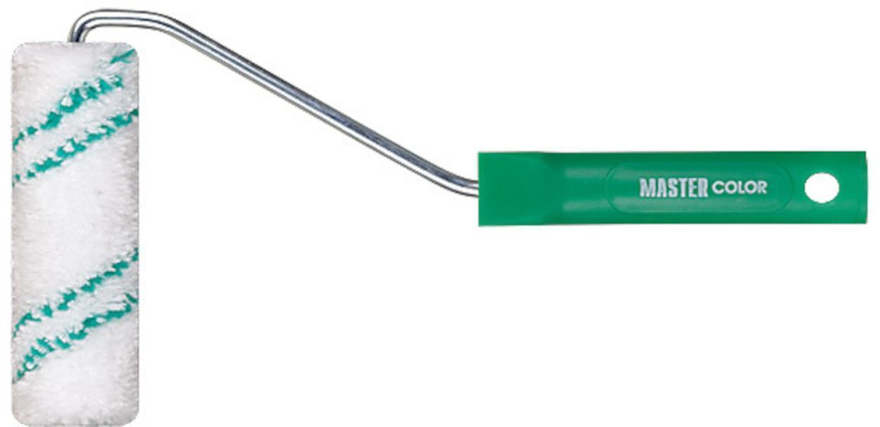 Ролик, 10 см, ядро 15 мм., микрофибра, ворс 9 мм, ручка 27 см