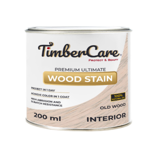Тонирующее масло TimberCare Wood Stain (цвет- Старинное дерево- Old wood), банка 0,2л