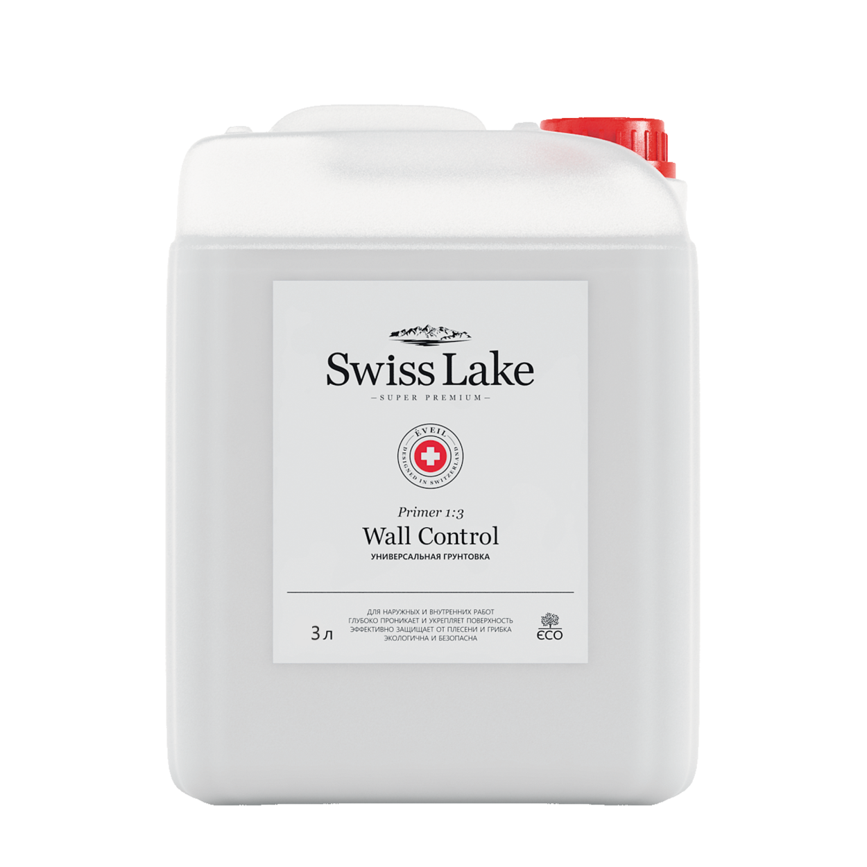 Swiss Lake Грунт Primer 1:3 Wall Control 3 л