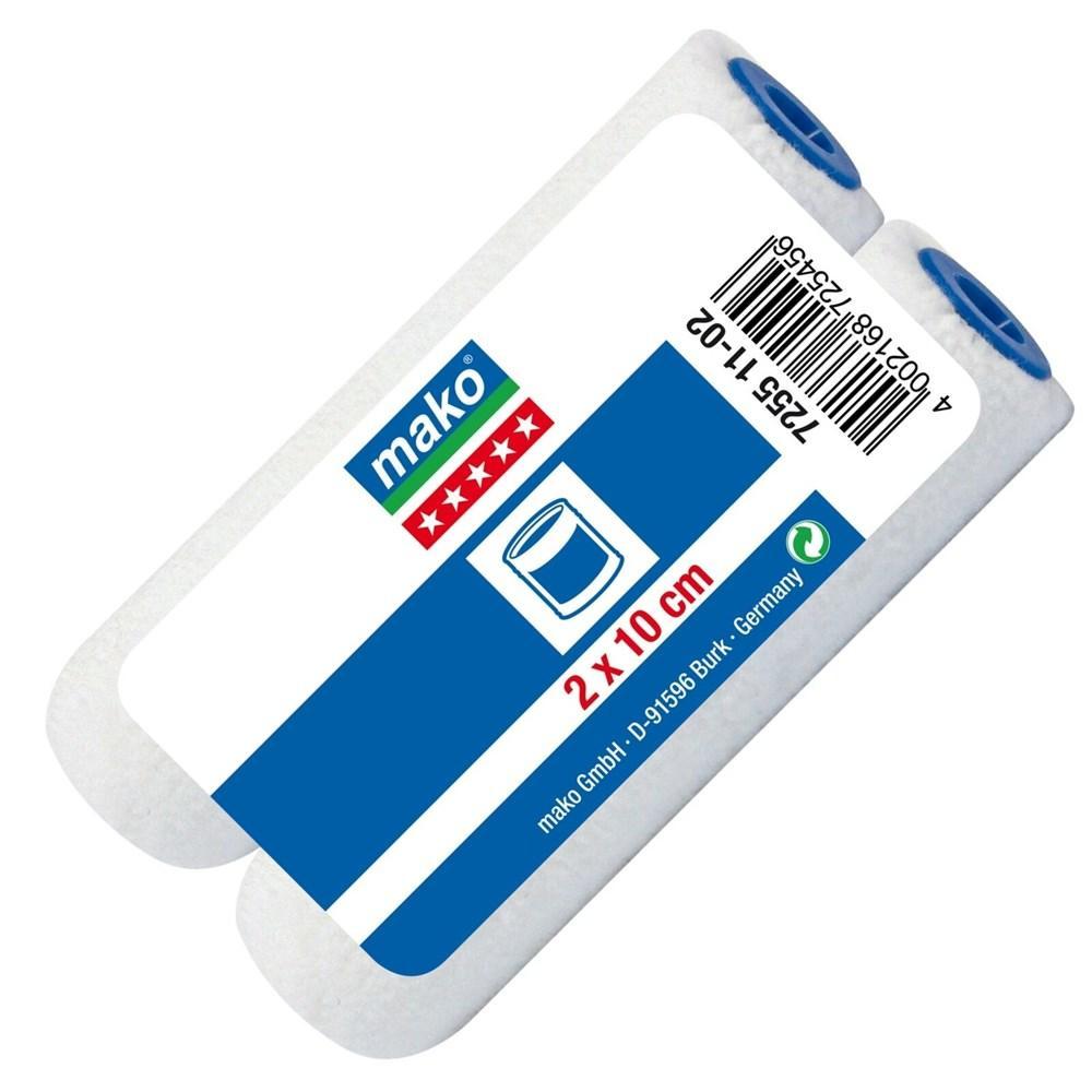 Валик MAKO сменный пена-полиэстер (для рукоятки 6мм)10см* 2 шт в пакете 725511-02