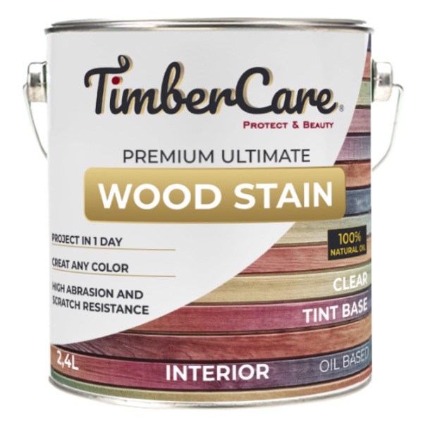 Тонирующее масло TimberCare Wood Stain (цвет- прозрачный- Clear-Tint base), банка 2,4л